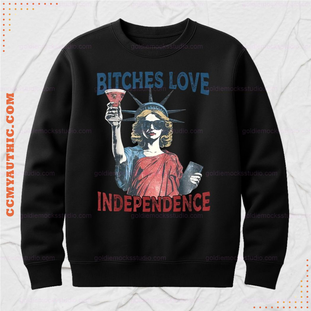 Retro Bitches Love Independence 4th Of July Shirt Retro Bitches Love Independence 4th Of July Shirt